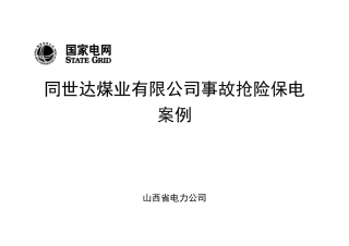 应急抢险保电方案模板