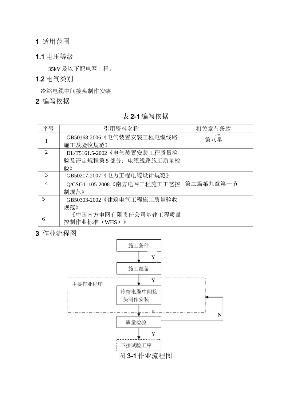 冷缩电缆中间接头制作安装_第3页