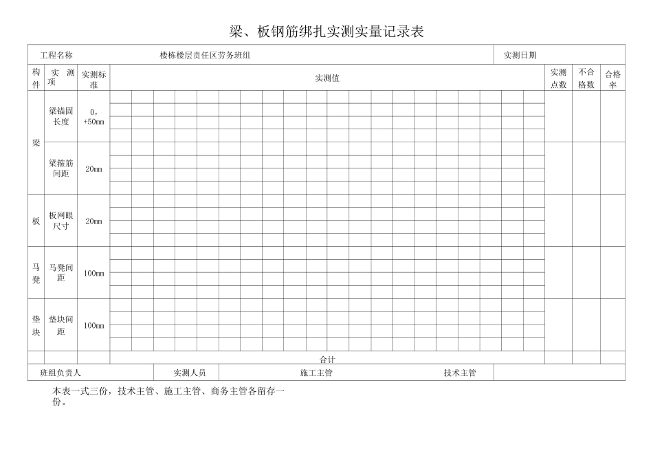 工程实测实量全套验收表格_第2页