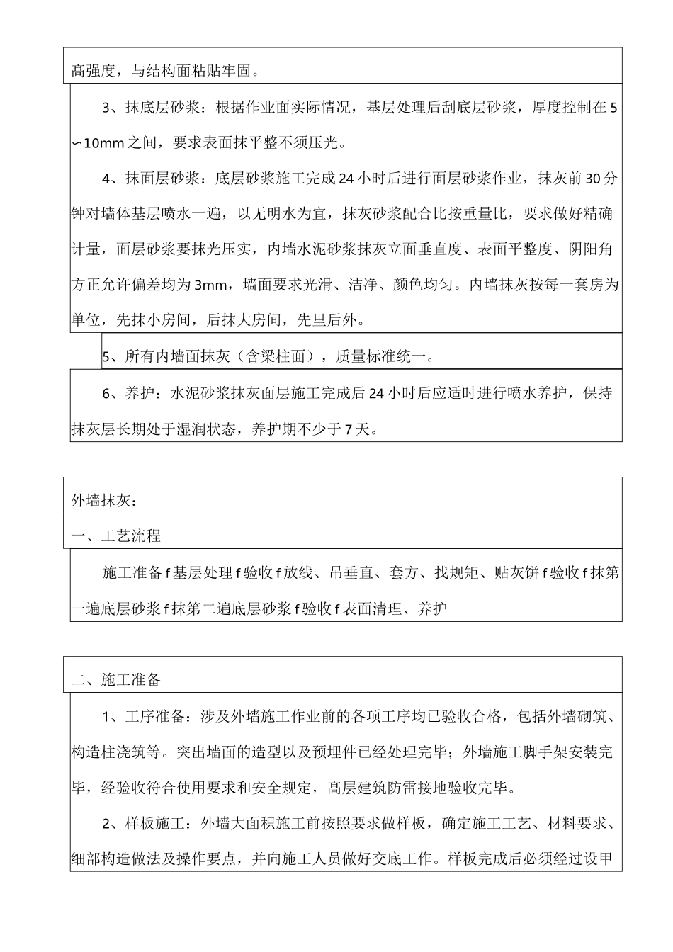 内外墙抹灰工程技术交底_第3页