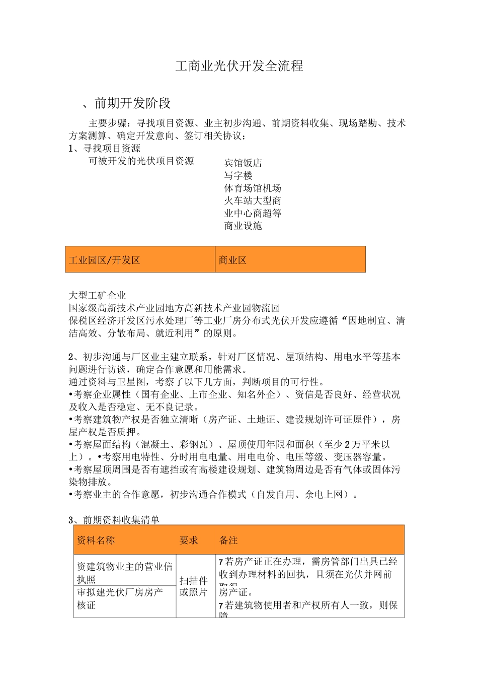 工商业光伏开发全流程_第1页
