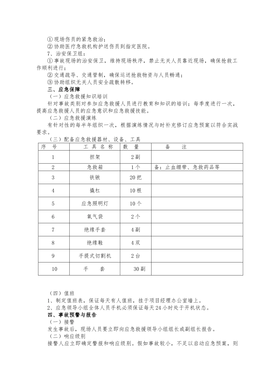 建筑起重机械生产安全事故应急救援预案_第3页
