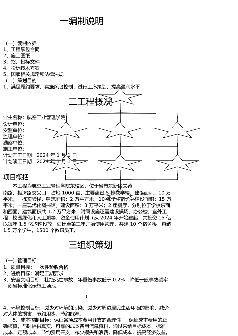 建筑项目管理计划书_第2页