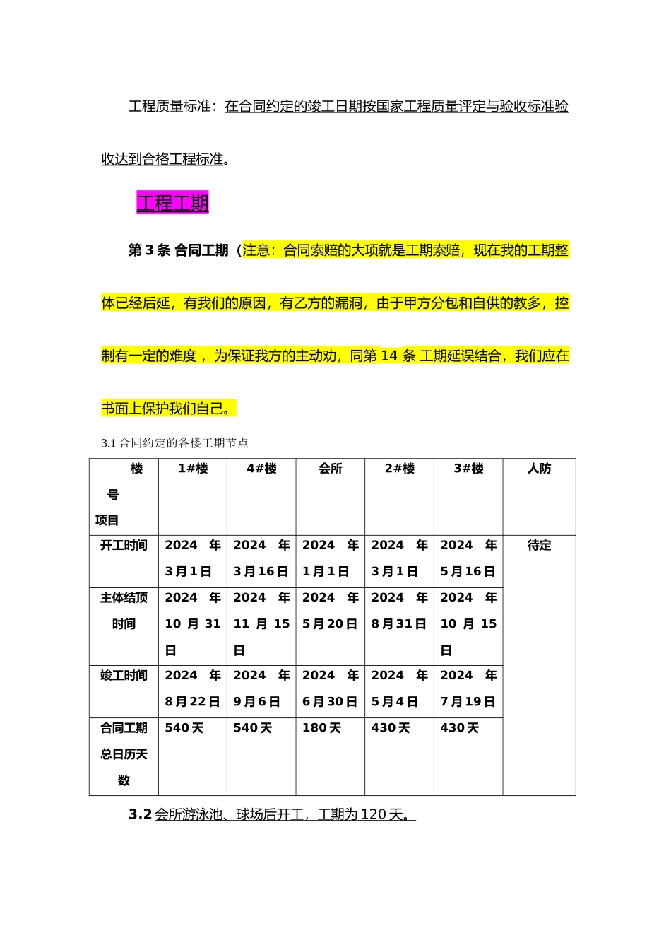 建设工程施工合底稿_第3页