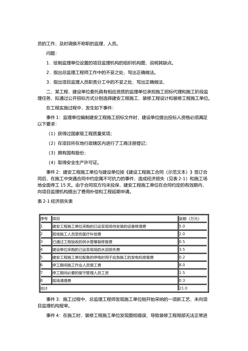 建设工程监理案例分析_第2页