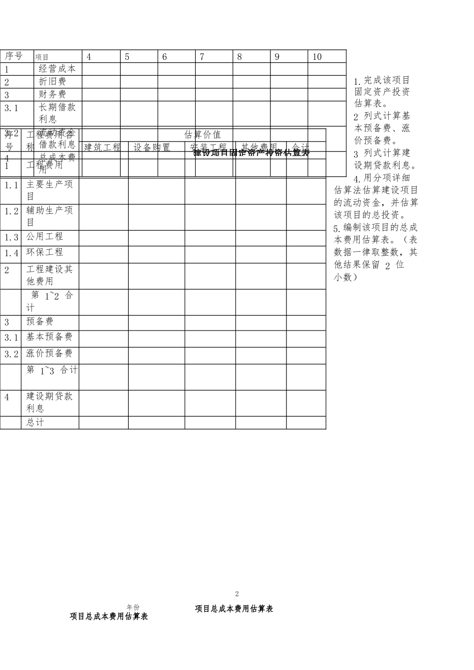 建设项目评估作业_第2页