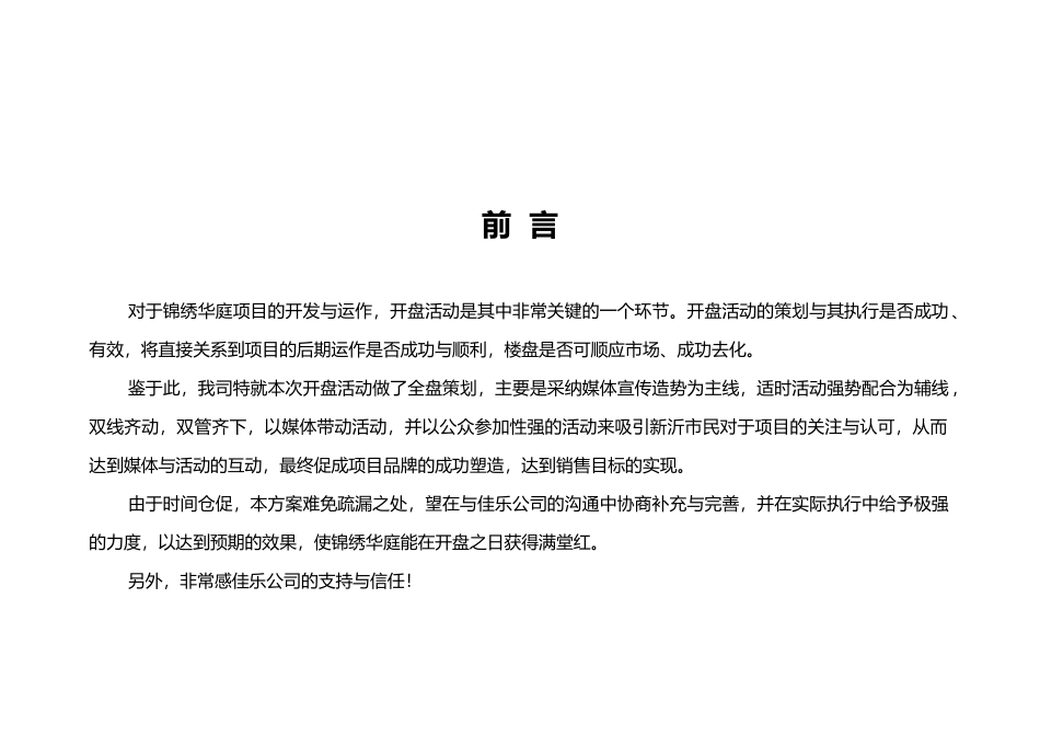 开盘活动与媒体投放计划_第2页