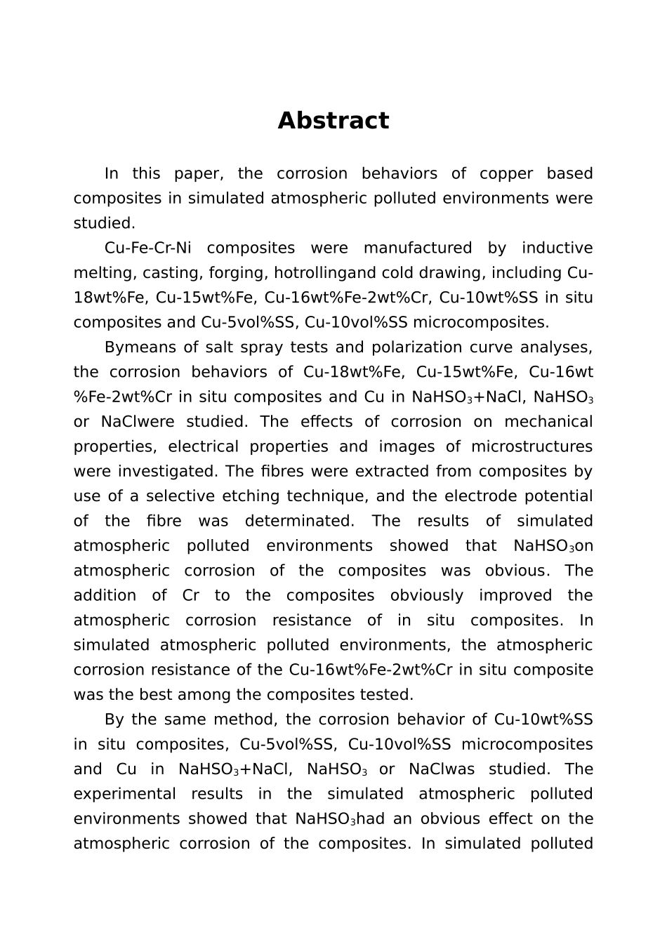 形变铜铁铬系复合材料大气腐蚀研究_第2页