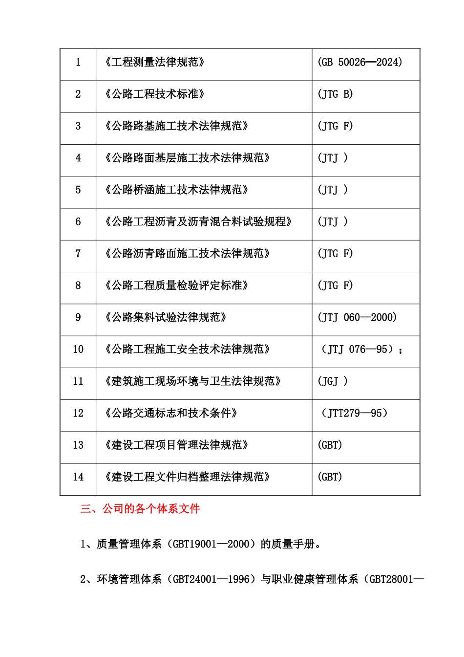 彭州市新彭白路中线工程B合同段实施性施工组织设计完整版_第2页