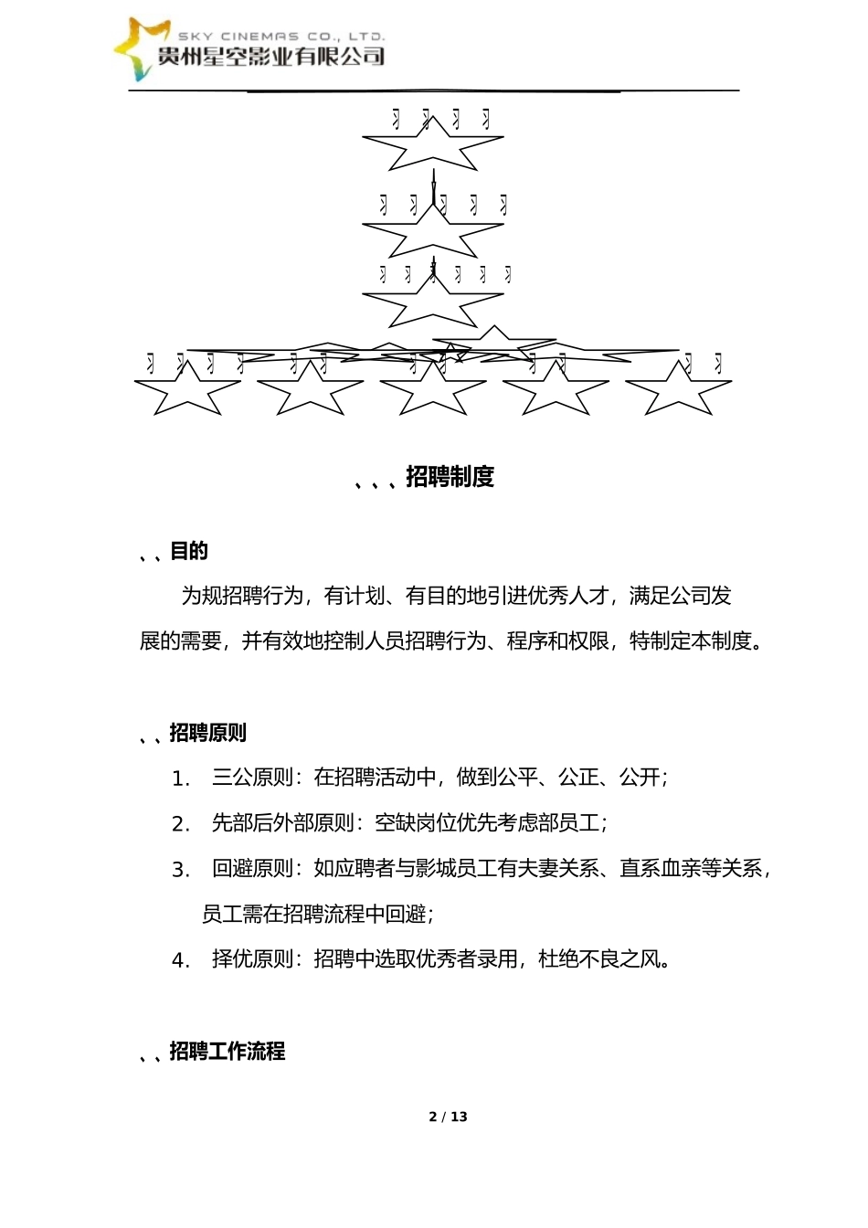 影城人力资源管理制度_第3页