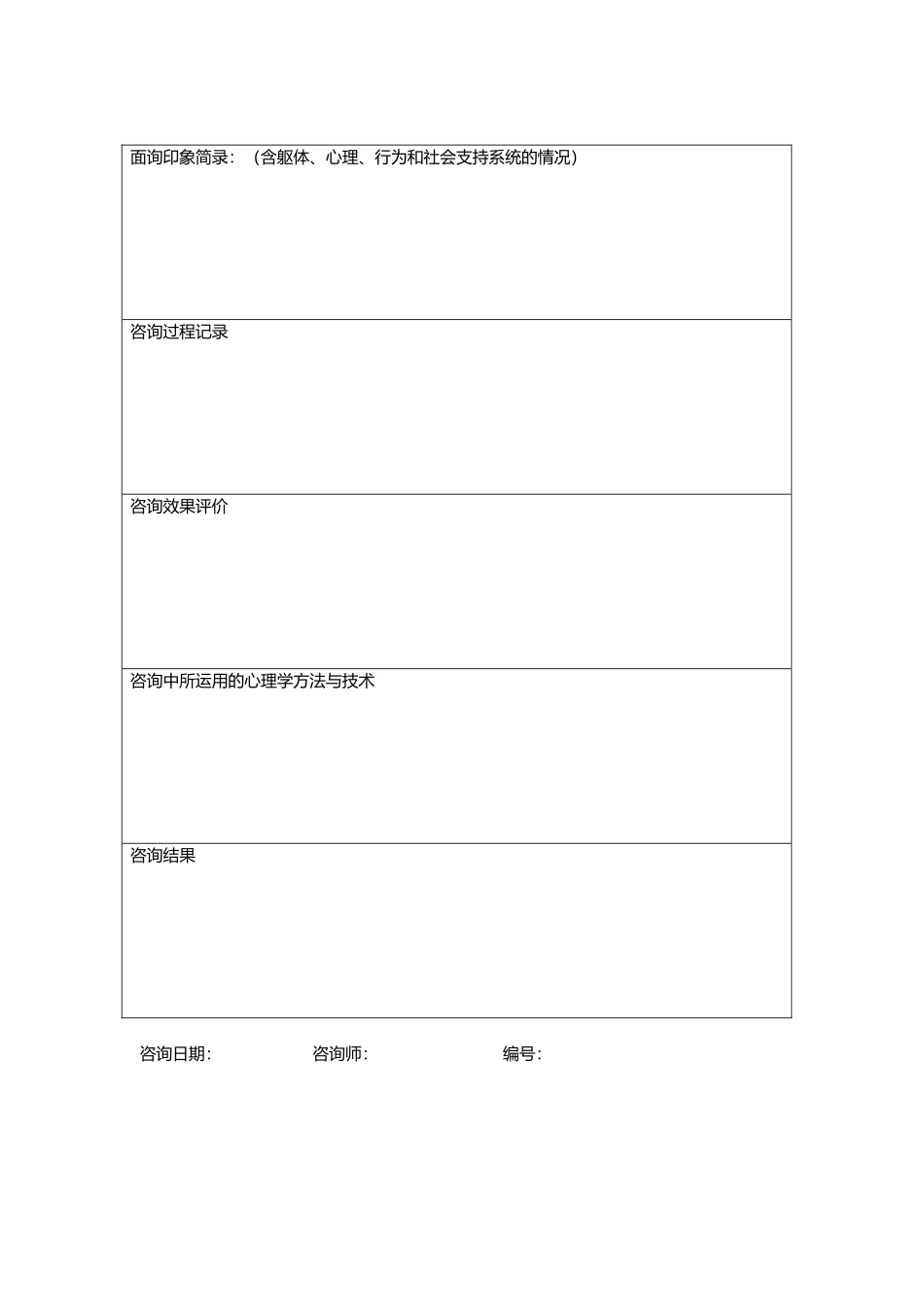 心理咨询案例记录表_第3页