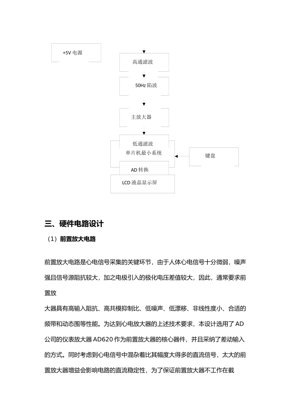 心电监护仪设计实验报告_第2页