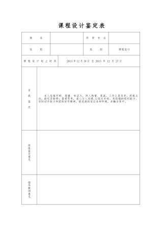 忆茶居餐饮连锁店人力资源课程设计报告书