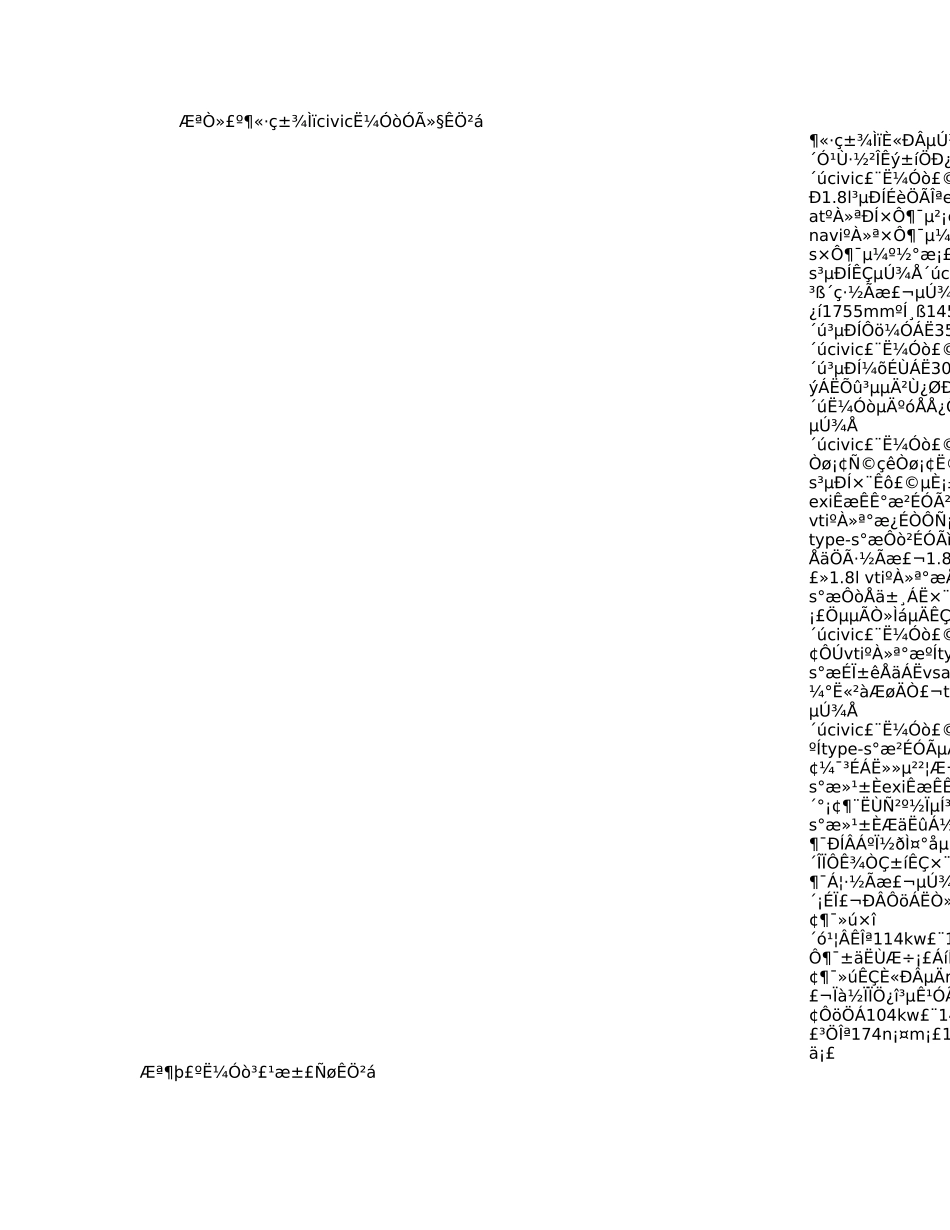 思域使用说明书模板_第1页