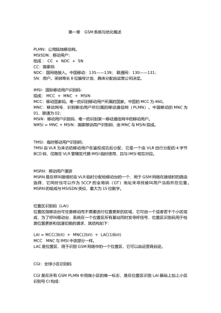 总结_GSM优化笔记