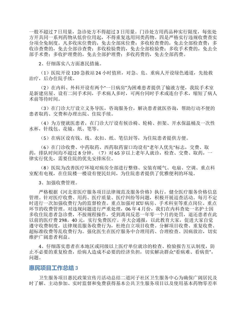 惠民项目工作总结_第2页