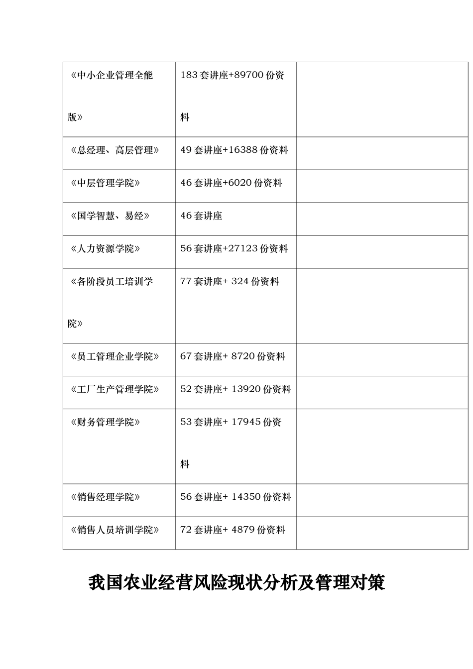 我国农业经营风险现状分析与管理对策_第2页