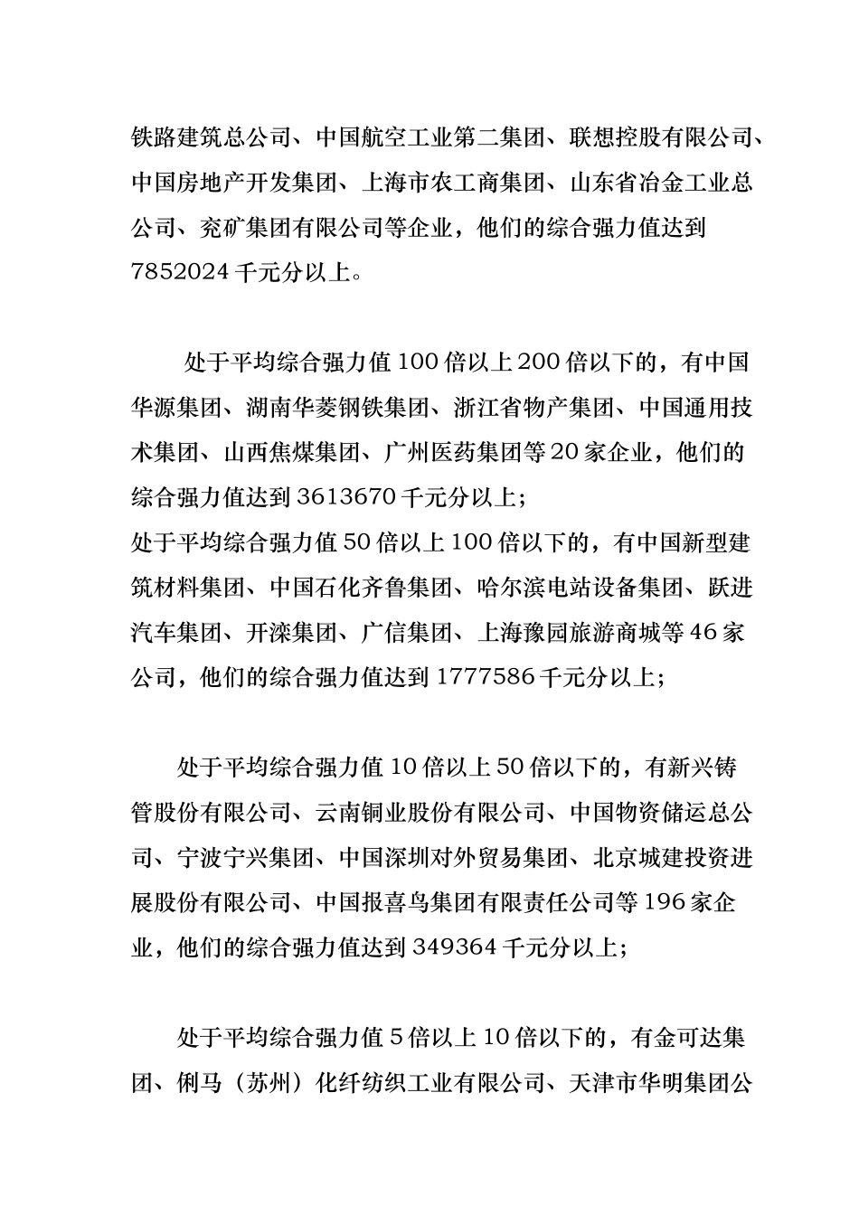 我国最具竞争力的大企业集团调查研究报告范本_第3页