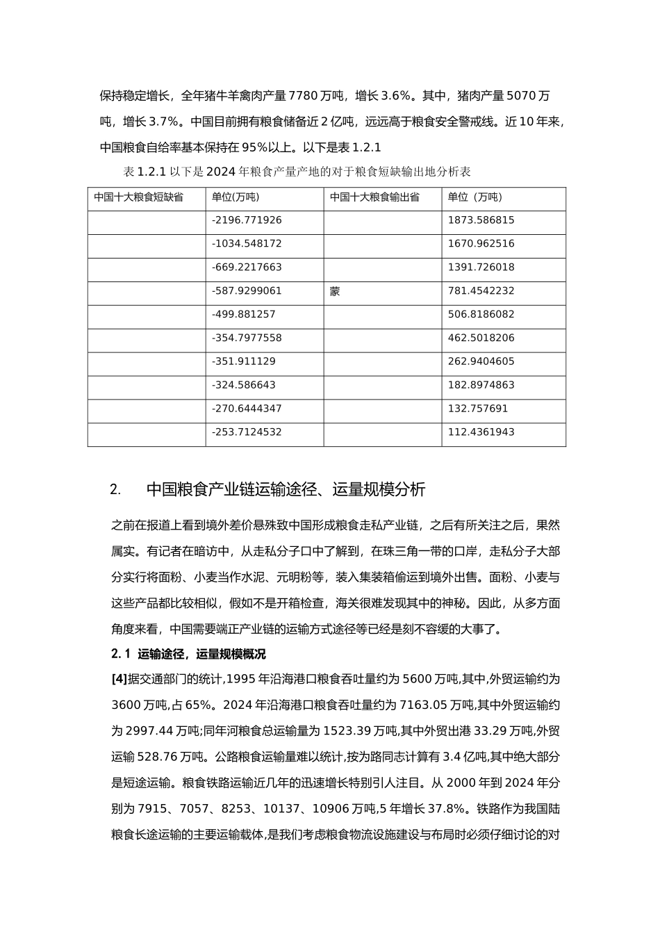 我国粮食物流产业链发展分析报告_第3页