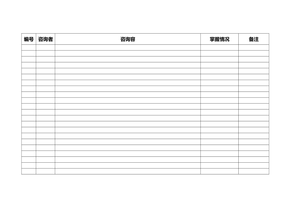 戒烟咨询记录表_第2页