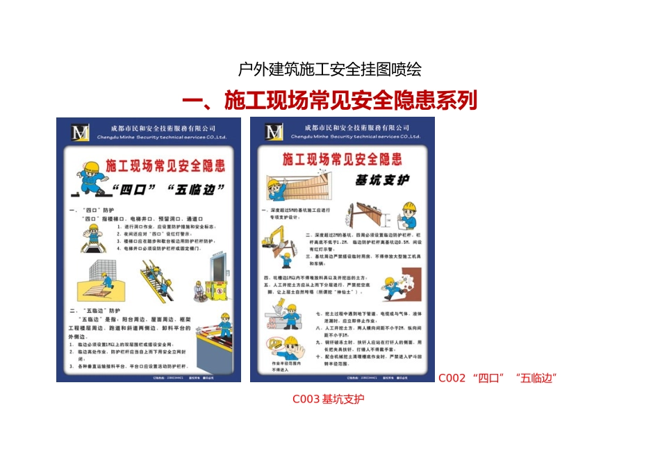 户外工程建筑施工工程安全挂图喷绘_第1页