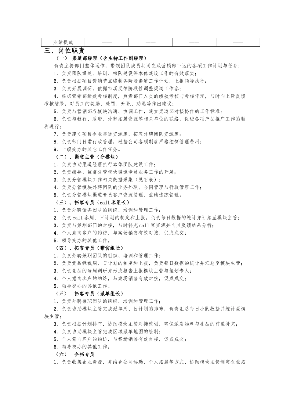 房产营销渠道部管理制度汇编_第2页