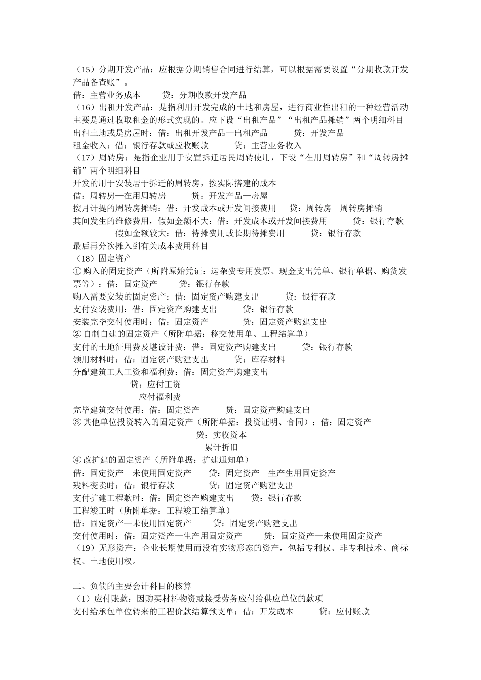 房地产会计处理及会计分录_第3页