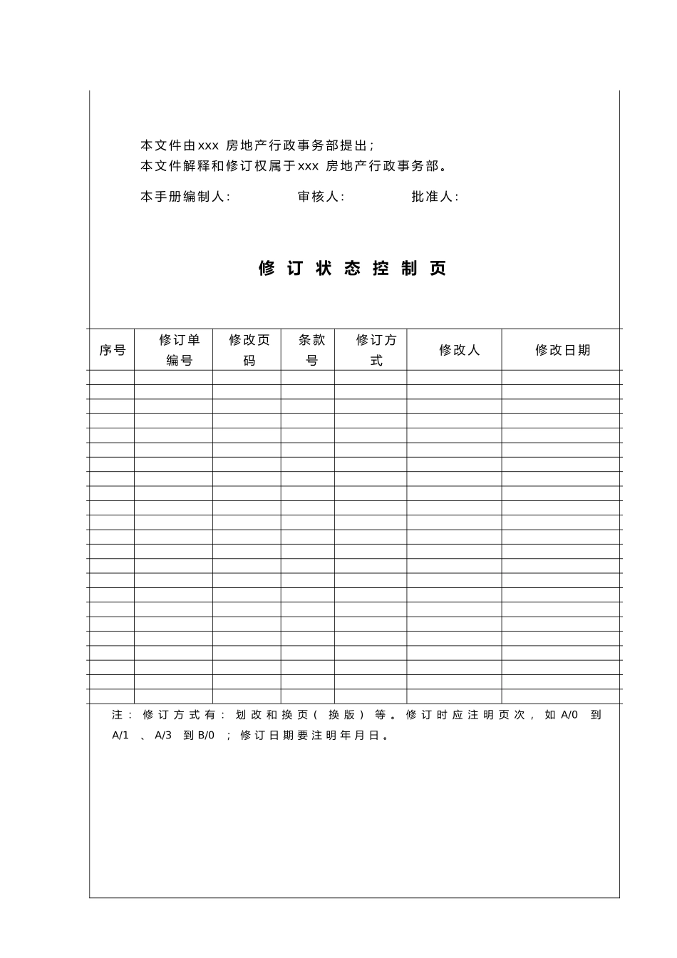 房地产员工守则与管理手册范本_第3页