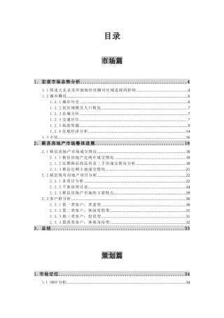 房地产大盘发展策略报告-副本