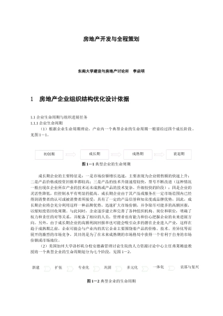 房地产开发与全程策划