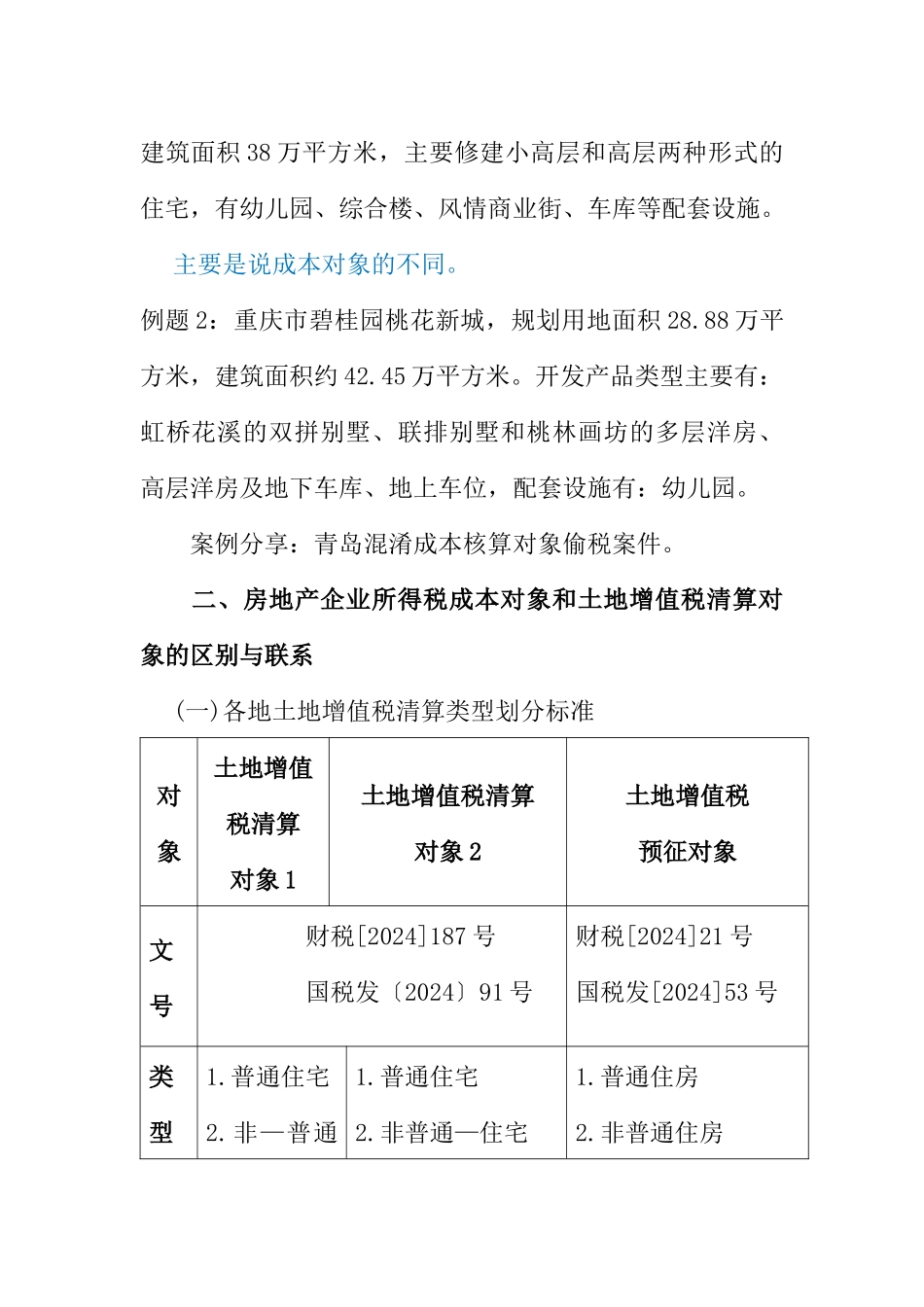房地产开发成本财税处理疑点、难点、要点讲义听课笔记_第3页
