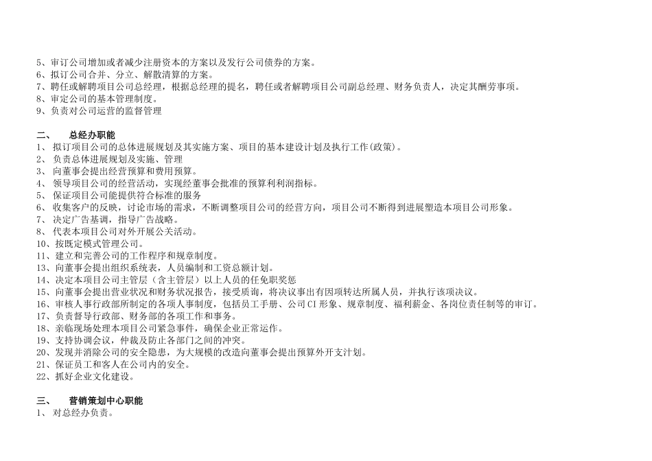 房地产开发有限公司管理手册_第3页