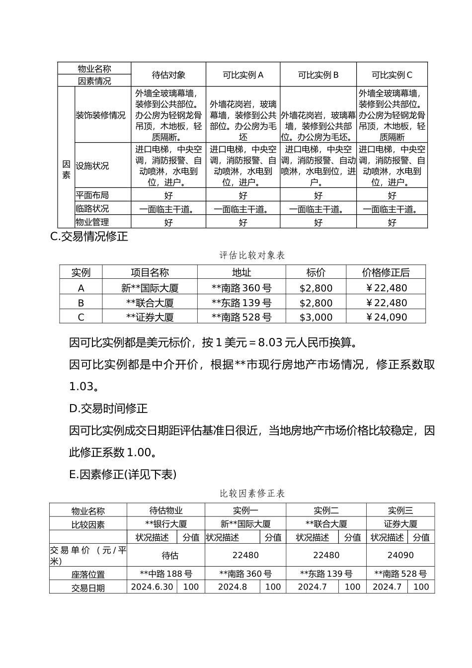 房地产评估案例市场法收益法成本法_第3页