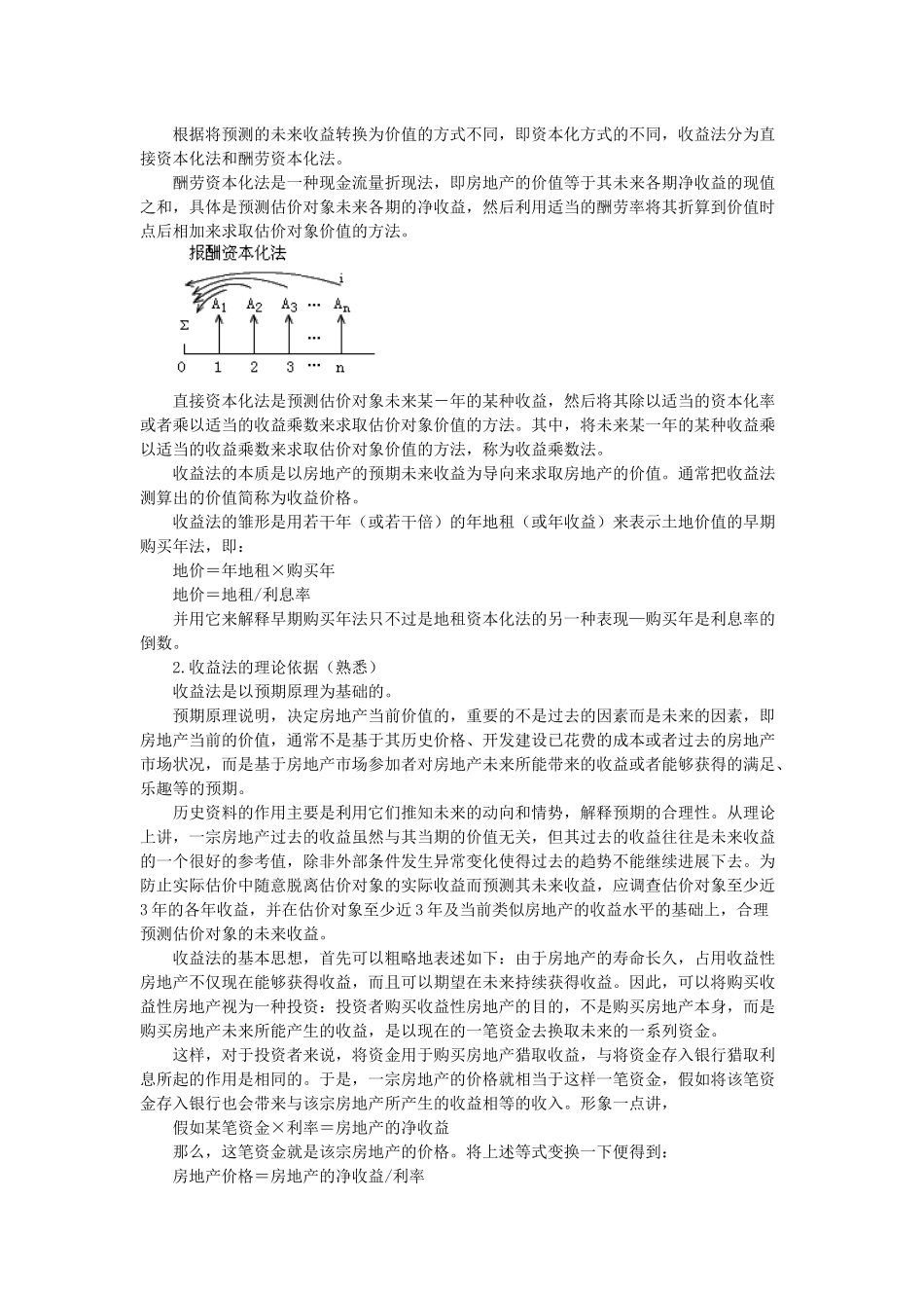 房地产评估之收益法培训_第2页