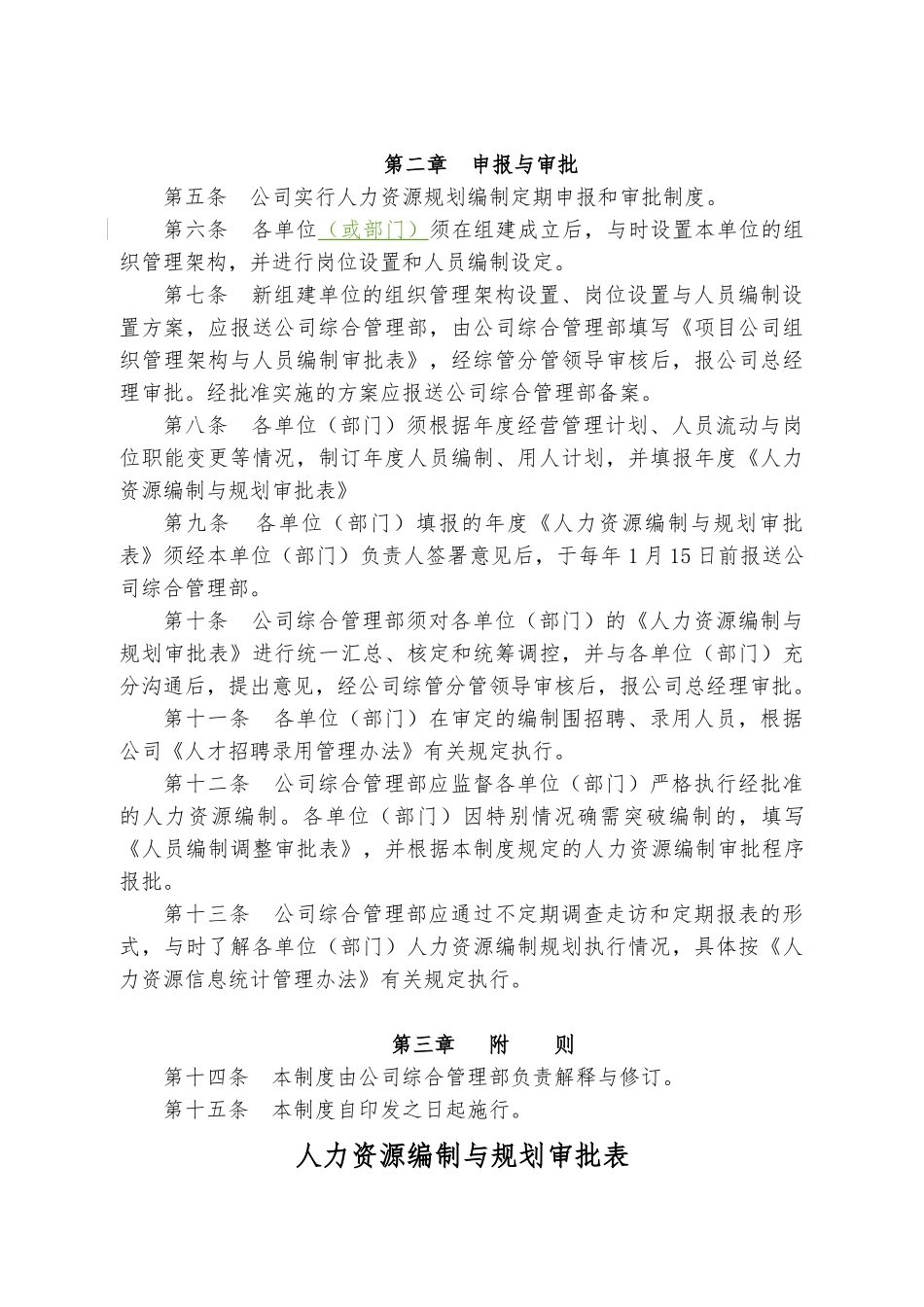 房地产集团人力资源管理制度_第3页