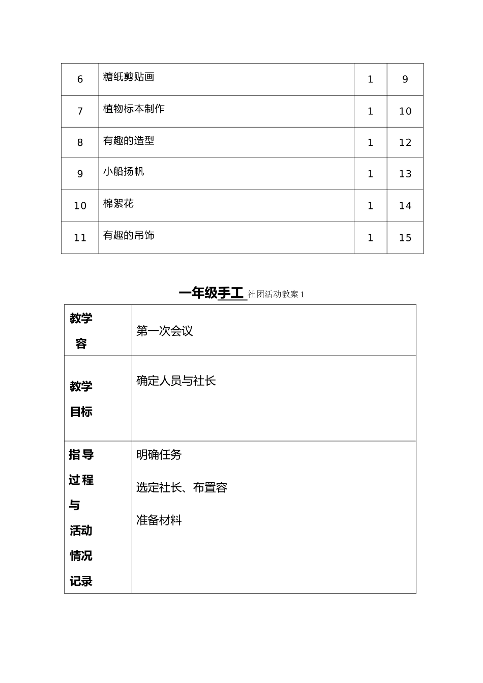 手工制作社团活动计划_第2页