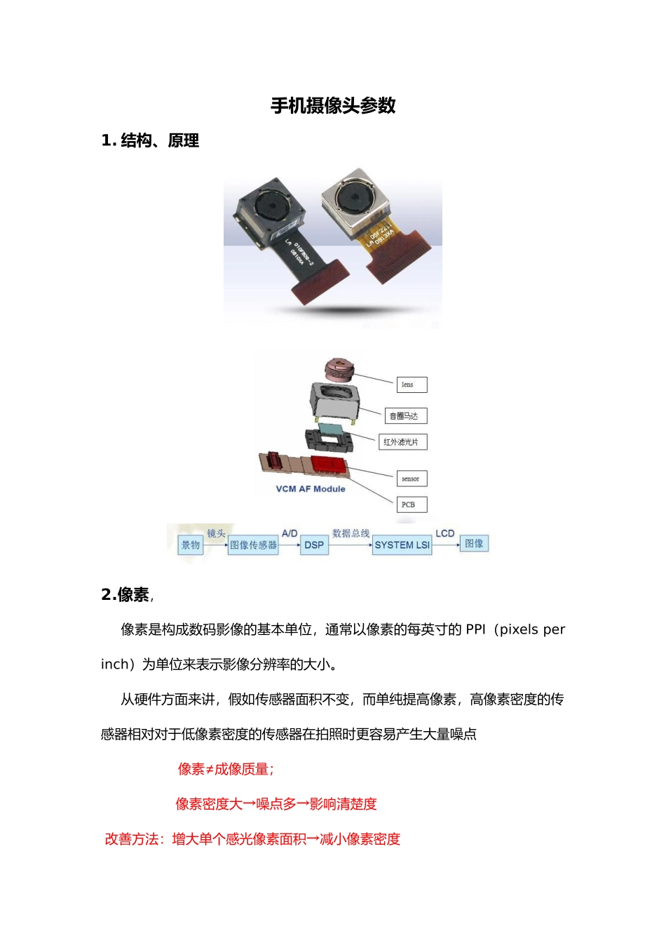 手机摄像头参数资料全_第1页
