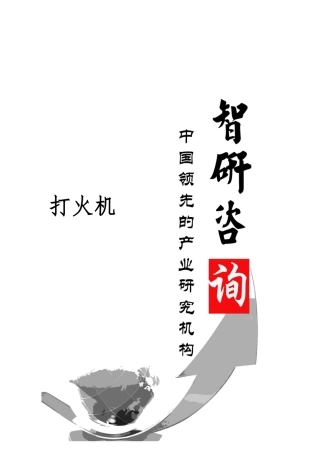 打火机市场全景调查与产业竞争格局报告