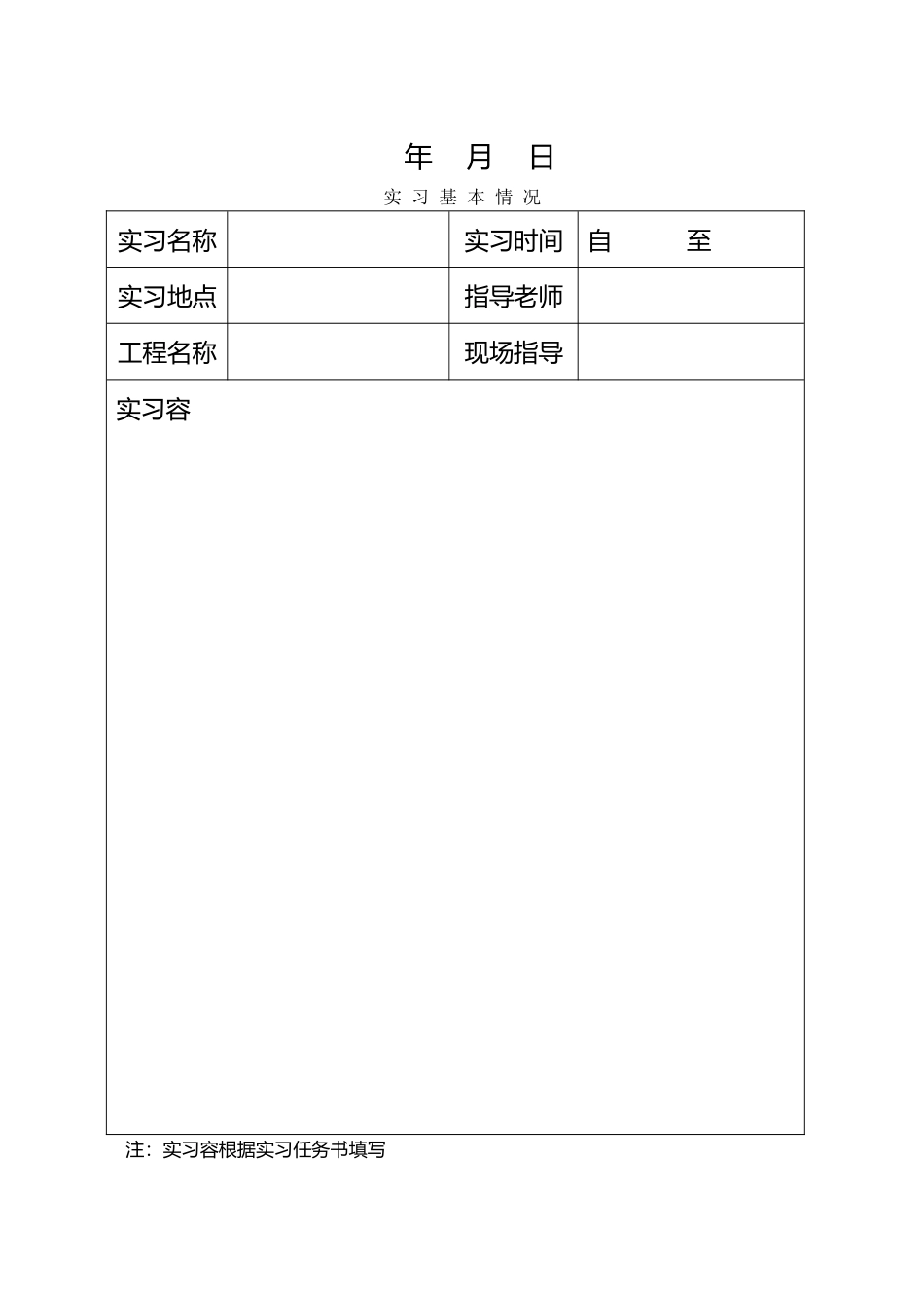 扬州大学建筑科学与工程学院学生实习手册范本_第2页