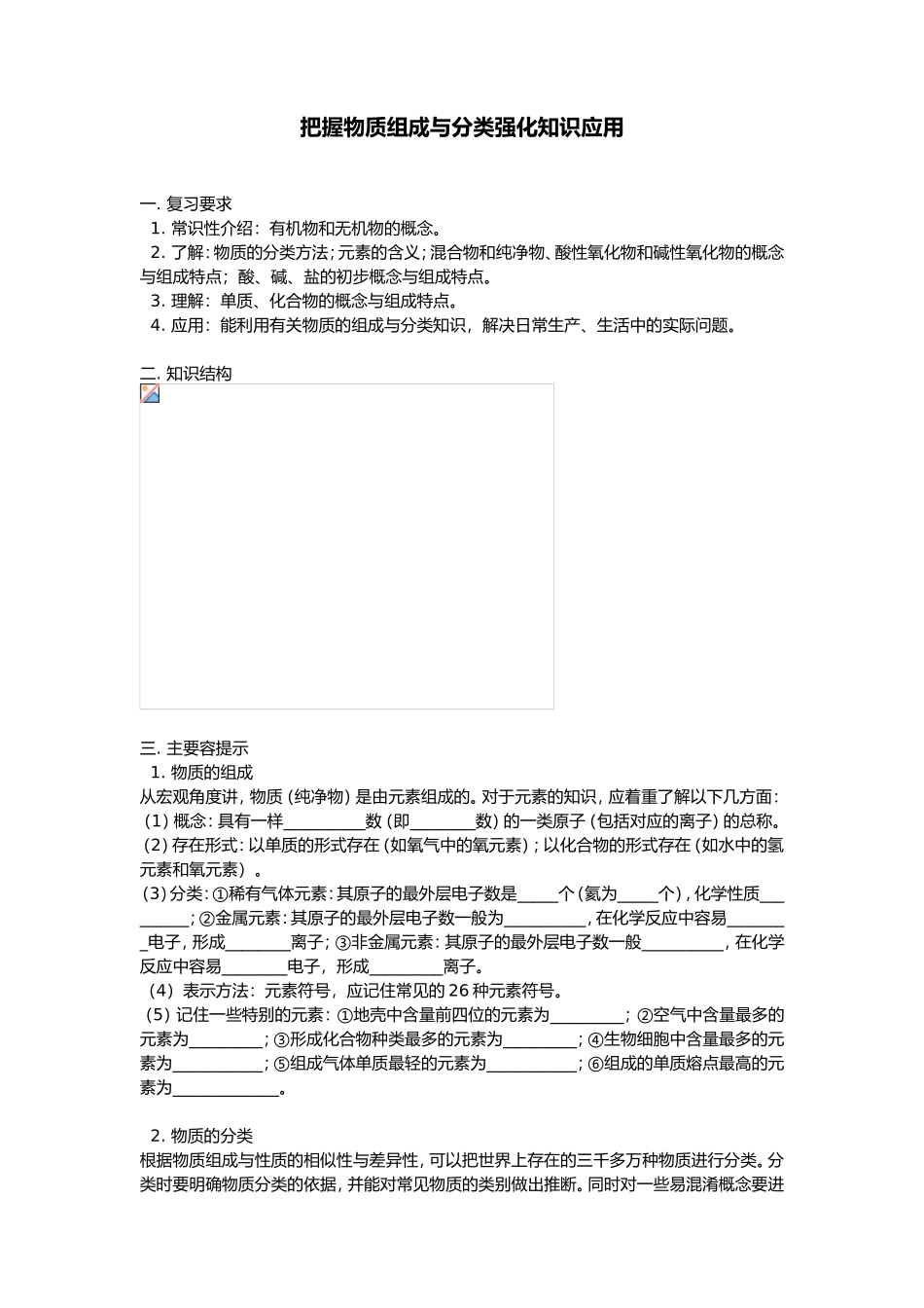 把握物质组成与分类强化知识应用_第1页