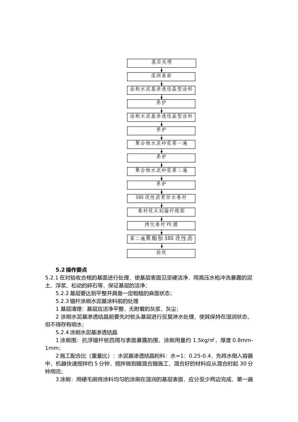 抗浮锚杆放水节点施工工法_第2页
