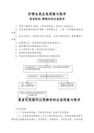 护理_各类应急处置预案与程序文件