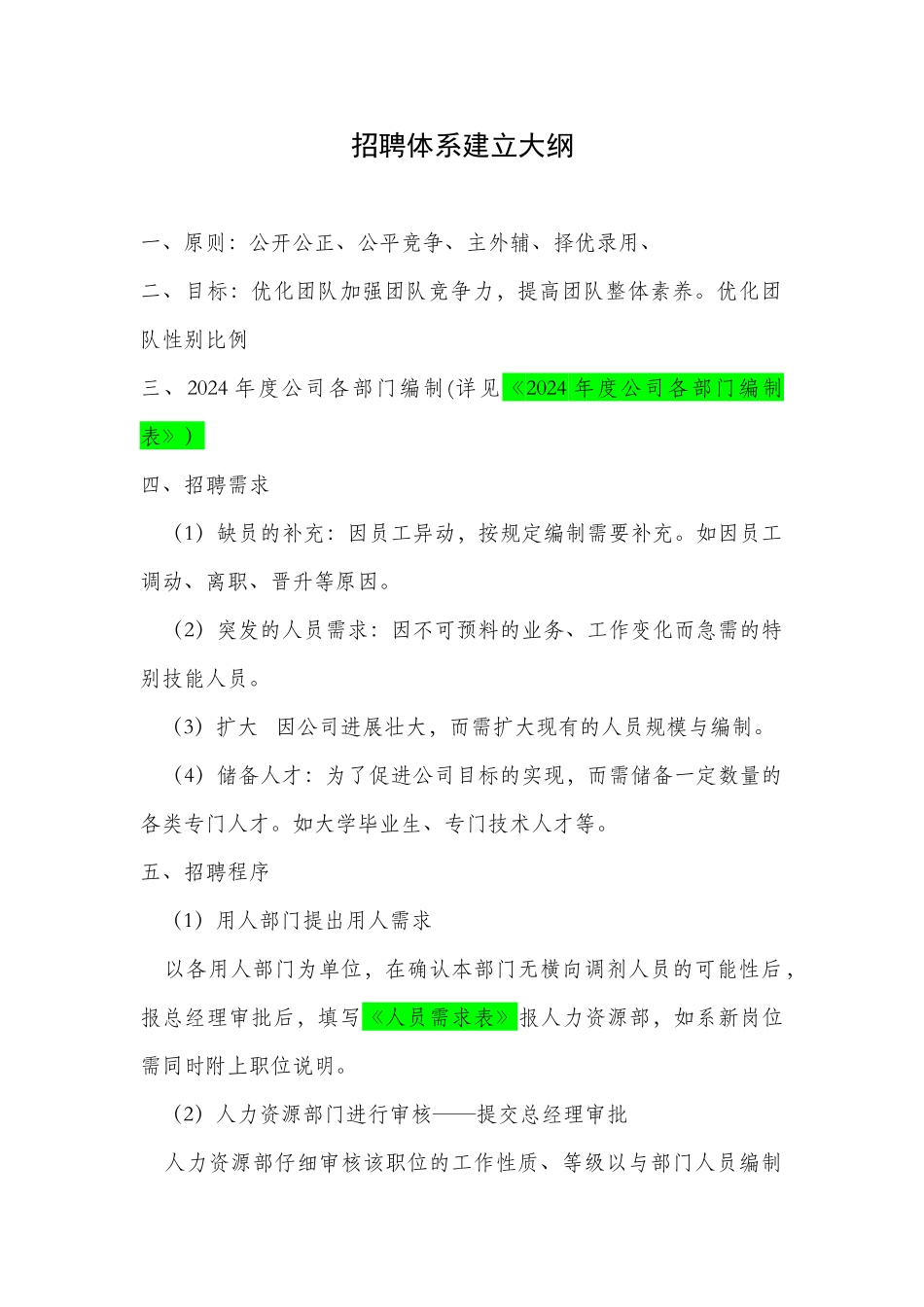 招聘体系建设大纲_第1页