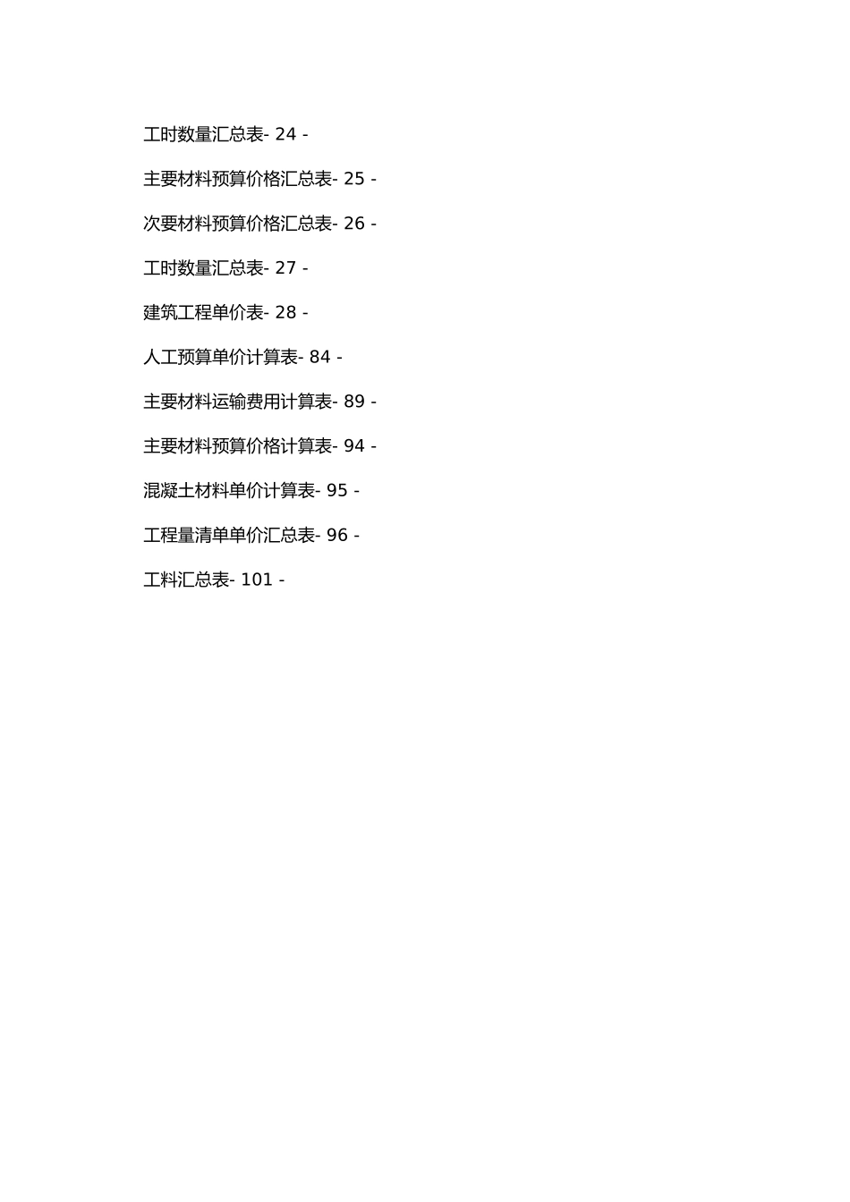 挡洪闸施工预算范本_第3页
