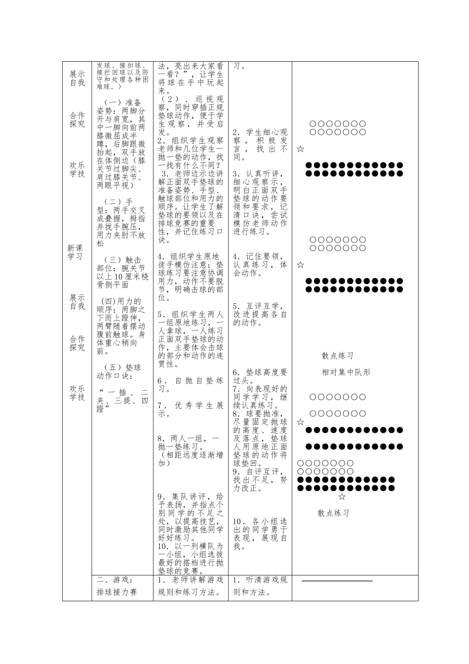 排球模块教学教学案全跳高模块教学案_第2页