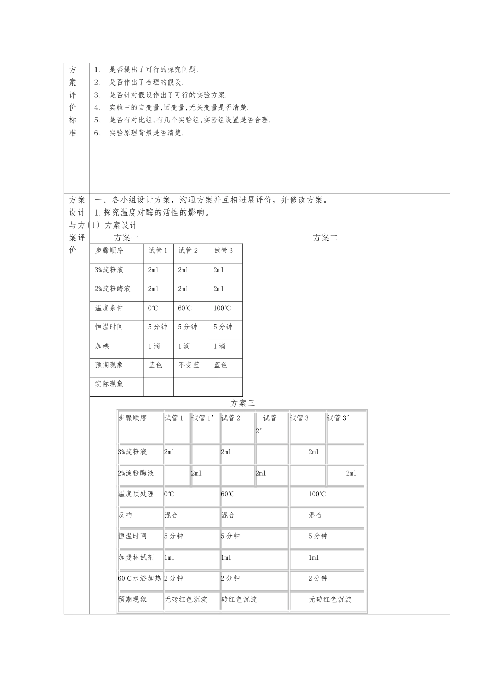 探究影响酶活性的因素教案_第3页