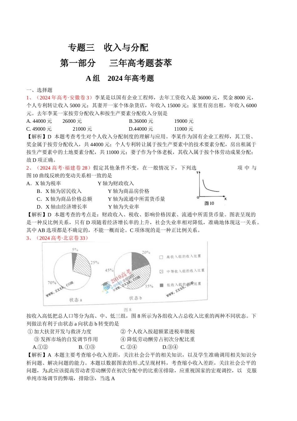收入分配管理及财务知识分析_第1页