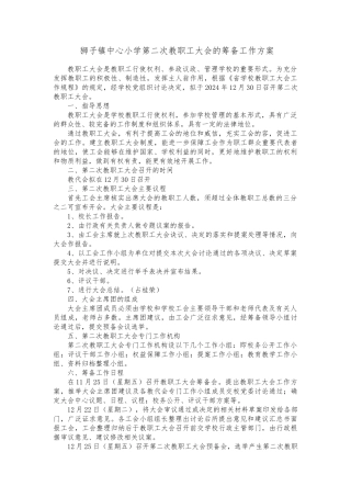 教代会全套资料全