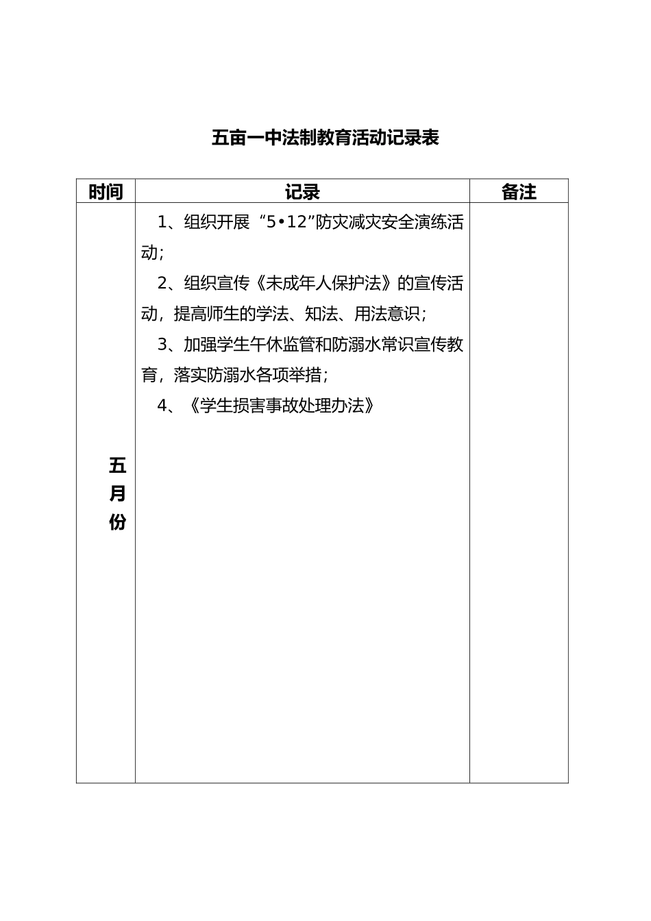 教职工法制教育培训记录文本_第3页