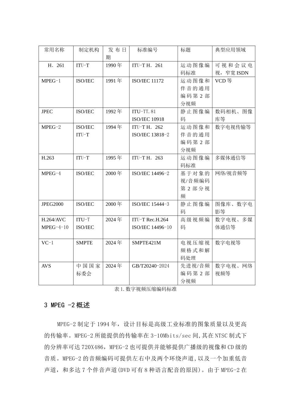数字视频信号源的编码器和解码器的设计说明_第3页